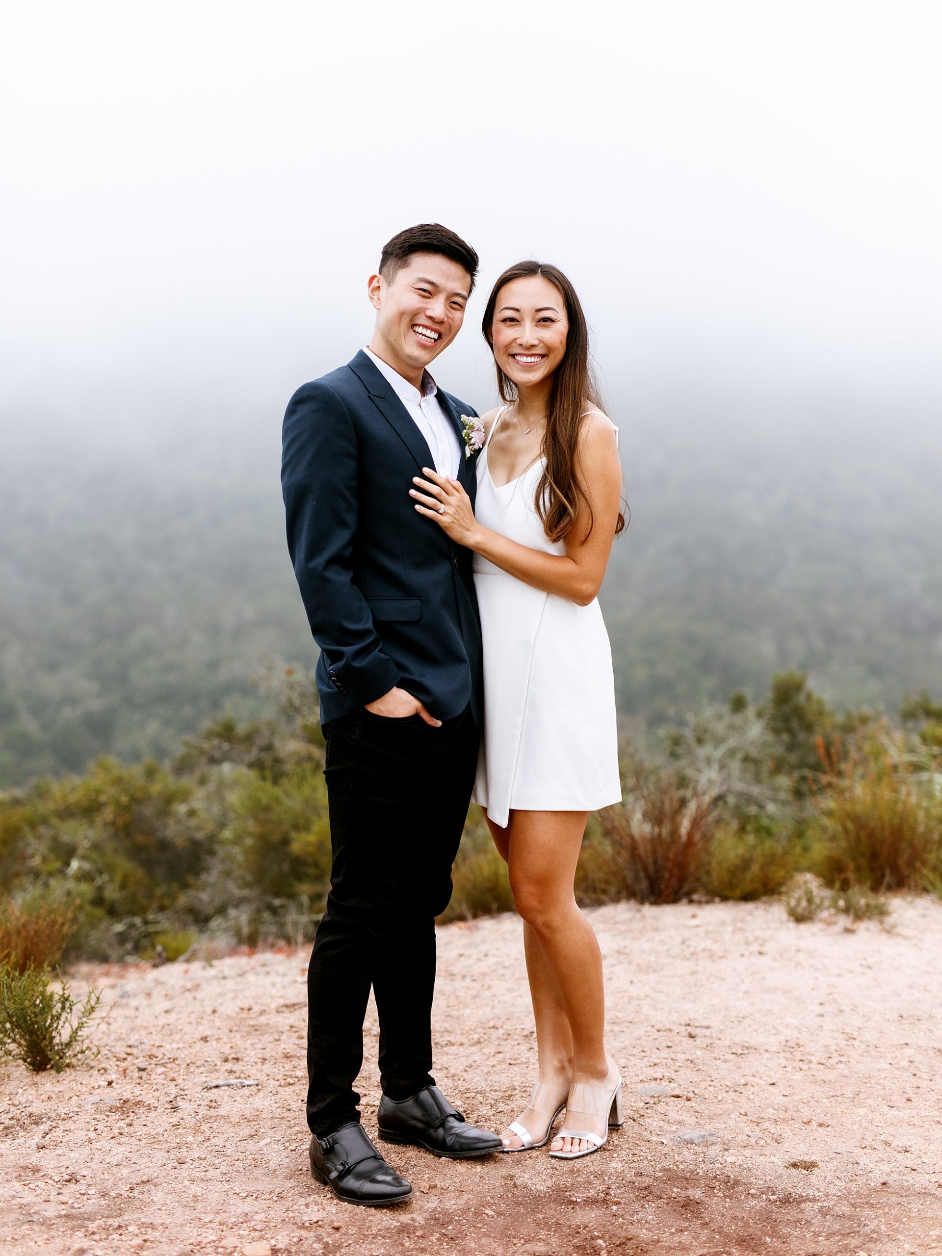 bride and groom toro canyon
